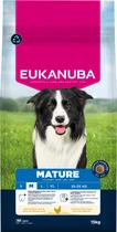 15KG Eukanuba dog mature medium breed kip Hondenvoer