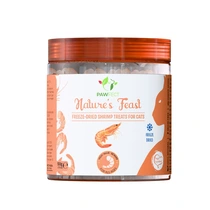 Pawfect freeze dried cat treats shrimps 50gr.