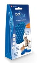 Pet+Me kattenborstel korthaar blauw - afbeelding 1