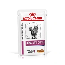 Royal canin veterinary diet renal kip pouch 12x85 gram Kattenvoer