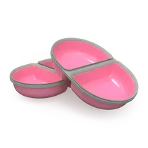 Surefeed voerbakje gedeeld roze voor microchip- of afsluitbare voerbak