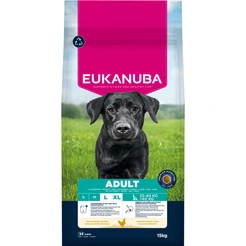 15KG Eukanuba dog adult large breed kip Hondenvoer