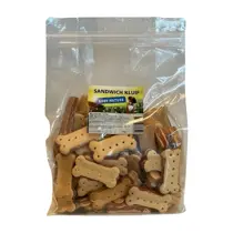 Abby Nature sandwich kluif hondenkoekje 1 kg - afbeelding 1