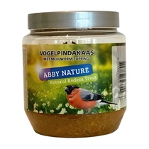 Abby Nature vogelpindakaas meelworm topping pot 350gr. - afbeelding 1