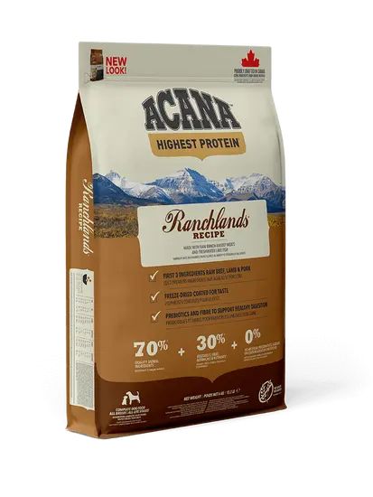 Acana dog highest proteïn ranchlands 11,4 kg Hondenvoer - afbeelding 1