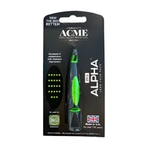 Acme Alpha fluit 211.5 hoge toon zwart/neon-groen