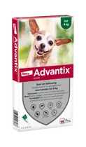 Advantix hond 40/200 tot 4kg 4 pipetten