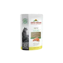 Almo nature cat hfc natural pouch kip & zalm 55 gram