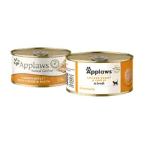 Applaws blik kippenborst&kaas kattenvoer 24X70gr. - afbeelding 2