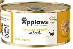 Applaws blik kippenborst kattenvoer 24X70gr. - afbeelding 1