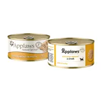 Applaws blik kippenborst kattenvoer 24X70gr. - afbeelding 2