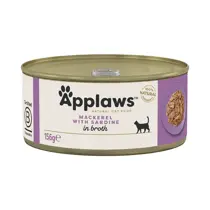 Applaws blik makreel&sardine kattenvoer 156gr. - afbeelding 1