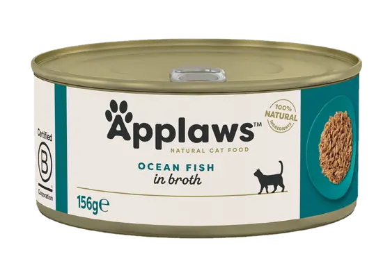 Applaws blik oceaanvis kattenvoer 156 gram - afbeelding 1