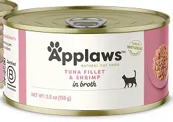 Applaws blik tonijnfilet&garnaal kattenvoer 156gr. - afbeelding 1