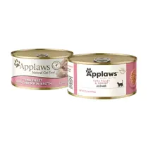 Applaws blik tonijnfilet&garnaal kattenvoer 156gr. - afbeelding 2