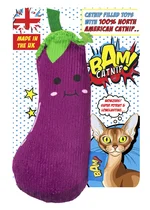 BAM! Catnip Genie aubergine kattenspeelgoed