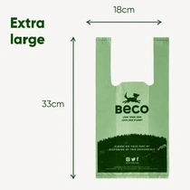 Becopets beco handle bags geurloos 60st. Poepzakjes - afbeelding 2