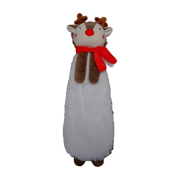 Beeztees kerst rendier-flatino zonder piep 35cm hondenspeelgoed - afbeelding 1