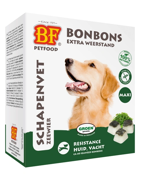 Biofood schapenvet bonbons zeewier maxi 40 stuks