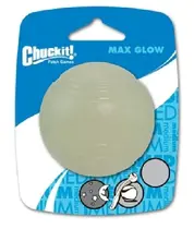 Chuckit max glow bal medium 6 cm