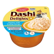 Ciao Dashi delights kip met sintjacobsschelp 70 gram kattenvoer - afbeelding 2