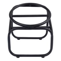 District 70 BUTLER metalen enkele voerbakstandaard zwart