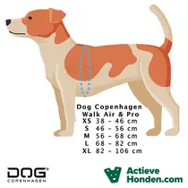 Dog Copenhagen comfort walk air harness x-small classic red - afbeelding 5