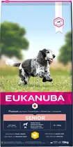 Eukanuba dog senior medium breed kip 15 kg Hondenvoer