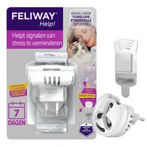 Feliway help! Diffuser + cartridge (7 dagen)