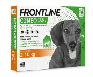 Frontline combo hond s 2 t/m 10 kg 6 pipetten