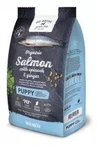 Go native puppy organic salmon & spinach & ginger 800 gram hondenvoer - afbeelding 1