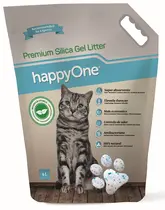 HappyOne premium silicagel litter kattenbakvulling 6 liter - afbeelding 1