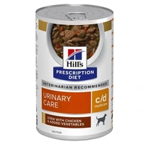 Hill's prescription diet canine c/d urinary care stoofpotje blik 354 gram Honde - afbeelding 1