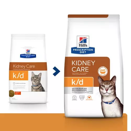 Hill's prescription diet feline k/d care 3 kg Kattenvoer - Van Noord's Dierenvoeders