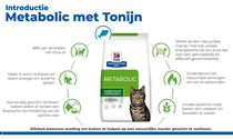 Hill's prescription diet feline metabolic weight management tonijn 8 kg Kattenv - afbeelding 2