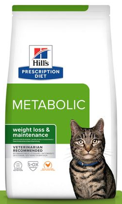 Hill's prescription diet feline metabolic weight management kip 8 kg Kattenvoer