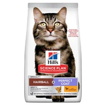 Hill's science plan feline adult hairball&perfect coat 3kg Kattenvoer