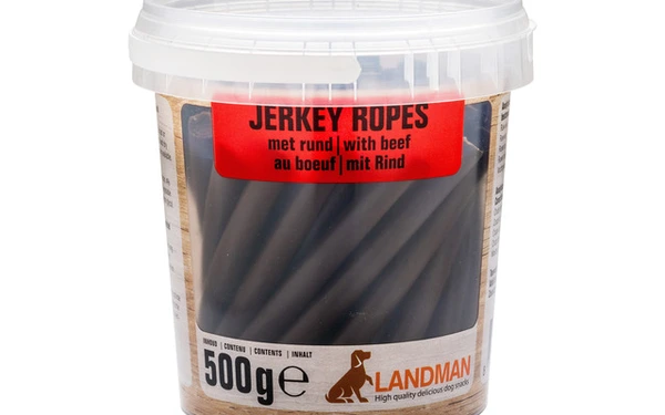 Jerky ropes beef 500 gram - afbeelding 1