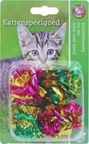 Kattenspeelgoed crinkelbal 4 stuks - afbeelding 1