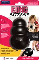 Kong extreme rubber zwart large hondenspeelgoed