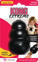 Kong extreme rubber zwart small hondenspeelgoed