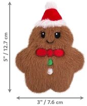 Kong kerst holiday snuzzles mini gingerbread XS - afbeelding 2