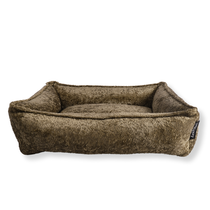 Lex&Max hondenmand dog basket Monaco 70x55 cm olijfgroen - afbeelding 1