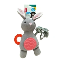 Little+Lively plush rabbit hondenspeelgoed - afbeelding 1