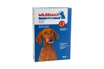 Milbemax hond groot 4 smakelijke  ontworming tabletten