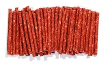 Munchy sticks rood 12,5 cm x 10 mm 100 stuks
