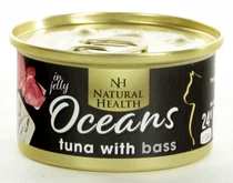 Natural Health cat oceans tuna&bass 85gr. kattenvoeding - afbeelding 1