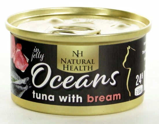 Natural Health cat oceans tuna&bream 85gr. kattenvoeding - afbeelding 1