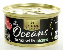 Natural Health cat oceans tuna&clams 85gr. kattenvoeding - afbeelding 1