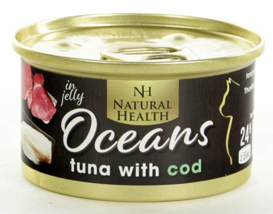 Natural Health cat oceans tuna&cod 85gr. kattenvoeding - afbeelding 1